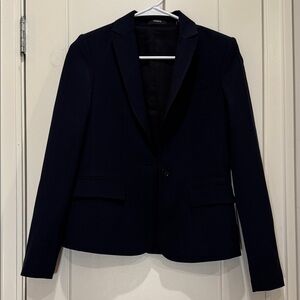 Theory Navy Wool Suit